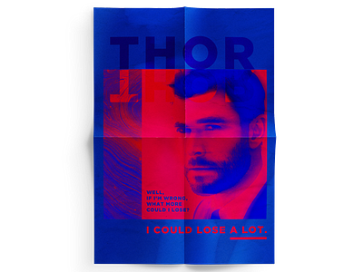 Thor photoshop poster quotes thor