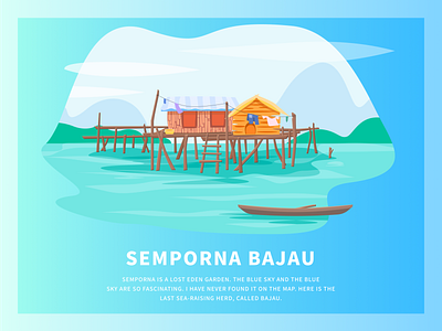 Semporna Bajau illustration