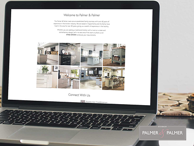 Palmer And Palmer Kitchens ux brand web design kitchen ui
