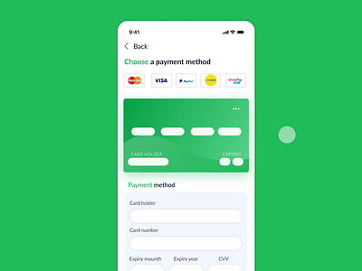 Choose Payment Method aftereffects animation animation 2d animation after effects animation design dribbble finance app financial fintech payment payment app payment form payment method ui uianiamtion uiux user experience userinterface