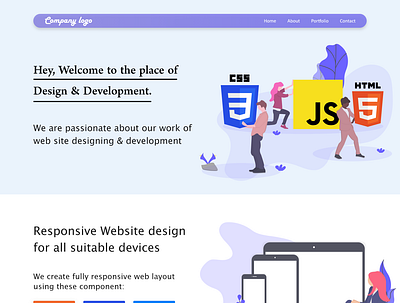 WebSite Layout design ui ux web website