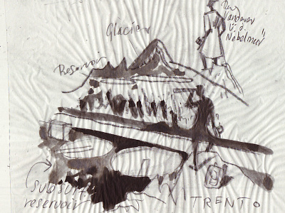 Trento rough illustration sketch