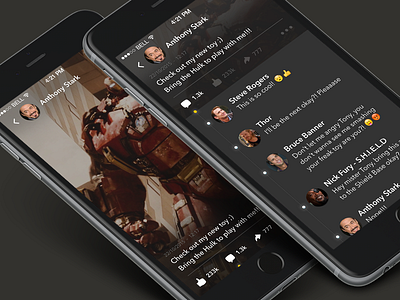 UI Social Post App