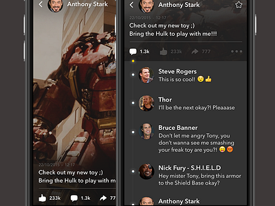 UI Social Post App