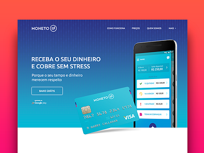 Website Moneto art bank design finance inspiration moneto site ui ux wallet