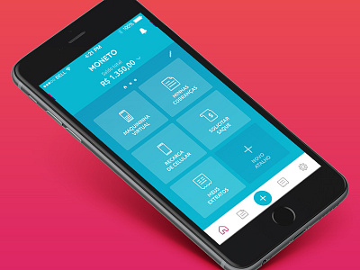Dashboard Moneto app