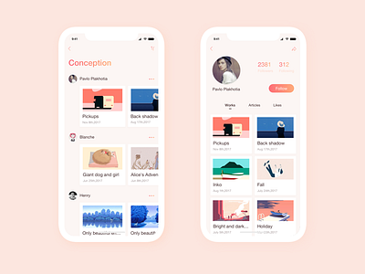 Design mobile app artist