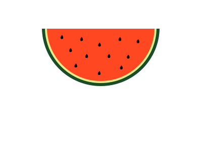 Eat watermelon loading animacion app art cartoon design design illustration ui