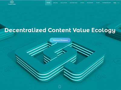 ContentChain home page
