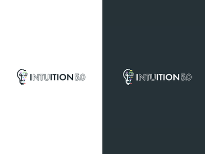 Intuition 2018 code dark hackathon intuition light lightbulb logo