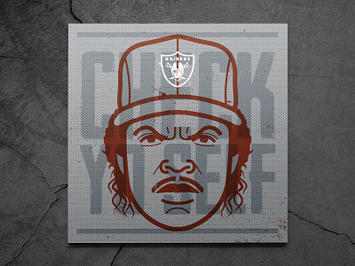 Ice Cube face graphic hip hop ice cube illustration portrait rap typography vector