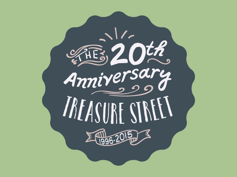 Treasure Street 20th Anniversary Seal By Lindsey Goldstein On Dribbble