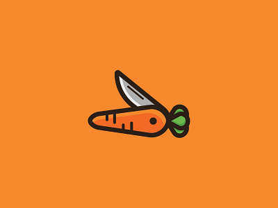 Carter carrot cutter design logo