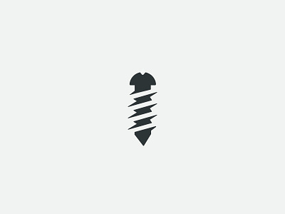 Bolt bolt creative logo negative space