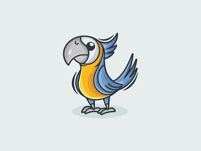 Parrot Logo Design cartoon design logo parrot