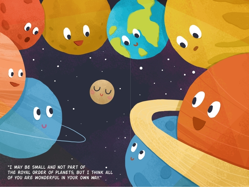 Pluto cartoon planet. Плутон детский рисунок. Планета Плутон детский рисунок. Плутон рисунок красками.