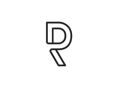 DR branding logo mark monogram