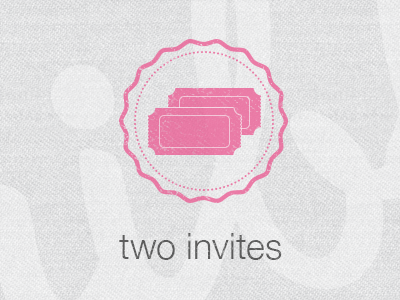 Invite Giveaway badge emblem giveaway invite logo photoshop seal