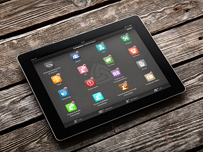 Dashboard control dashboard home icons ios ipad panel ui