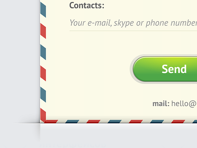 Web contact form