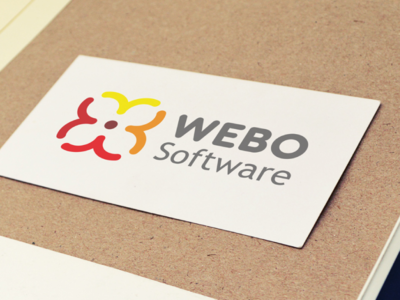 WEBO Software Logotype branding graphics logo webo