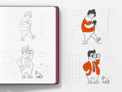 Style tryout for illustrations illustration mobile app design now sketch