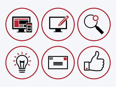 Myriad Creative Services Icons icon illustration web