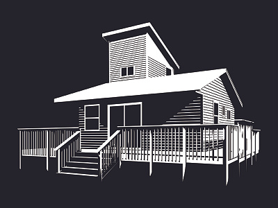 Cabin cabin illustration