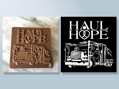 Haul Hope Chocolate chocolate hauler illustration truck