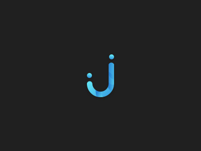 J Logo blue gradient people