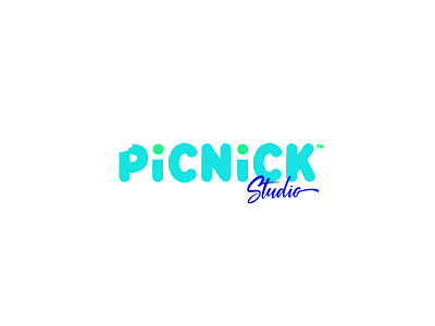 Picnick Studio logo brand branding branding design bristol calligraphy design agency design studio designer logo logo design logo designer logodesign logomark logos logotype munch picnic rgb script typography