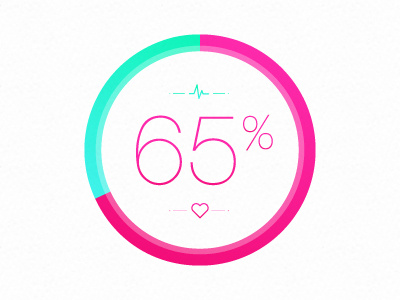 65 app blood ecg heart heart monitor icons illustration infographic ios7 pie chart rgb sugar