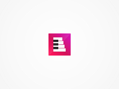 B is for Brizzle app colour icon logo logomark logopiece mark music piano tile type typography