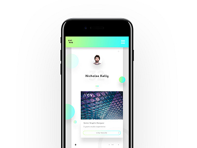 Resume app cv design iphone iphone7 new resume ui user experience user interface ux