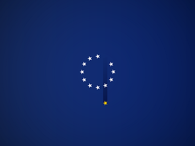 Bye Bye article 50 brexit bye bye eu europe european flag goodbye icon logo logo mark star