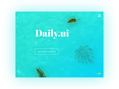 Daily ui No.1 app daily daily ui holiday interface screen typography ui user experience user interface ux web design