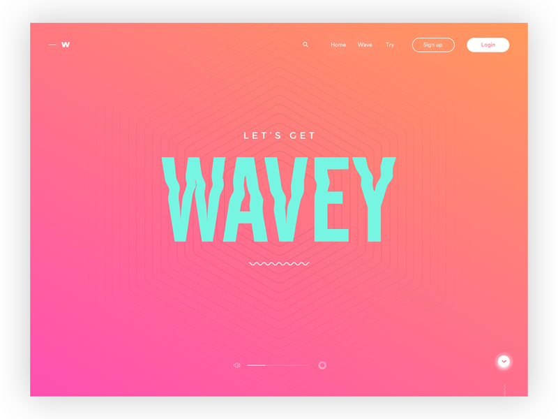 Let's get waves - Daily ui no.17 interface design digital design ux minimal landing page visual design web design web user interface ui daily ui