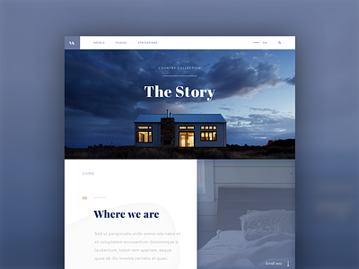 No 21 in the daily ui series daily ui home hotel interface design luxury travel ui ui design user interface ux web design