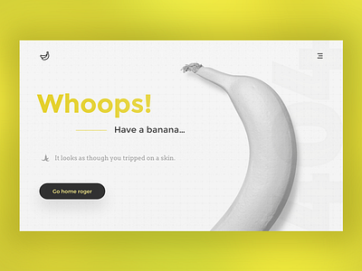 Daily ui no.25 - have a banana