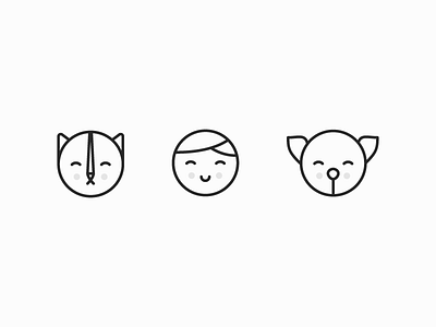 Icon set app design design icon icon set icons illustration logo logo design logo mark mark pet pets