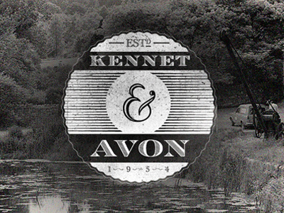 Kennet And Avon avon brand branding bristol canal kennet avon logo logomark logotype mark playoff rebound stamp type typography