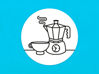 Time for the percolator blue bristol cafe caffeine café clock coffee cup designer drink graphic design handle hands home icon illustration illustrator linear lines mono monoweight morning mug nick kelly night steam table texture time weight
