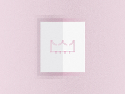 Crowned crown crowned gradient grain icon illustration logo pink texture ui ux