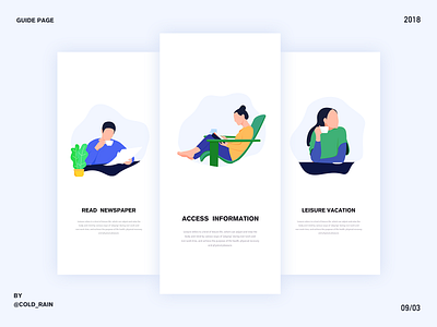 Guide Page Illustration app illustrations ui