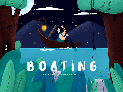 Forest Boating ui 向量 应用 插图 活跃 设计