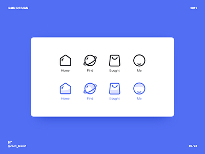 Icon Design animate tabs ui 图标 活跃