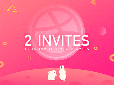 Invitations ball illustration invitation invite moon rabbit