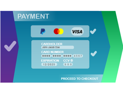Daily UI Challenge 002 Credit Card Checkout color design credit card checkout daily ui design ui ui challenge ui design visual design