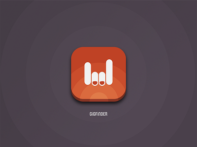 Daily UI #005: App Icon dailyui gig rock search ui ui design