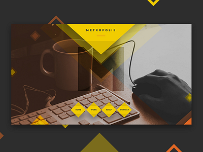 Metropolis Portfolio Landing Page